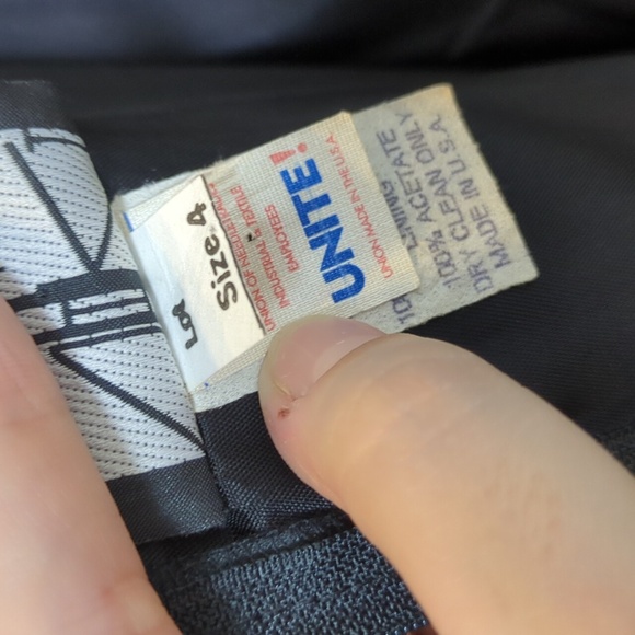 Niki By Niki Livas vintage black sleeveless butterfly basque waist midi dress - Picture 14 of 16